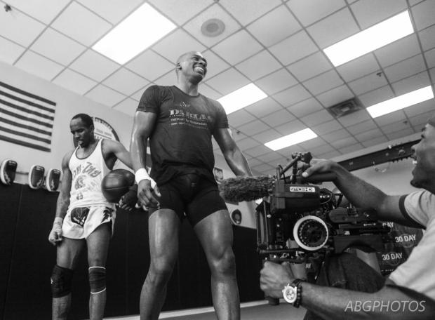 ME filming Wayne Barret- by Anthony Geathers - ABG Photography